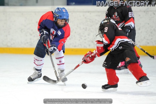 2011-03-20 Aosta 2526 Hockey Milano Rossoblu U10-Aosta Neri - Simone Battelli